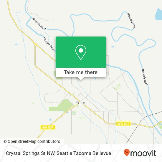 Crystal Springs St NW, Yelm, WA 98597 map