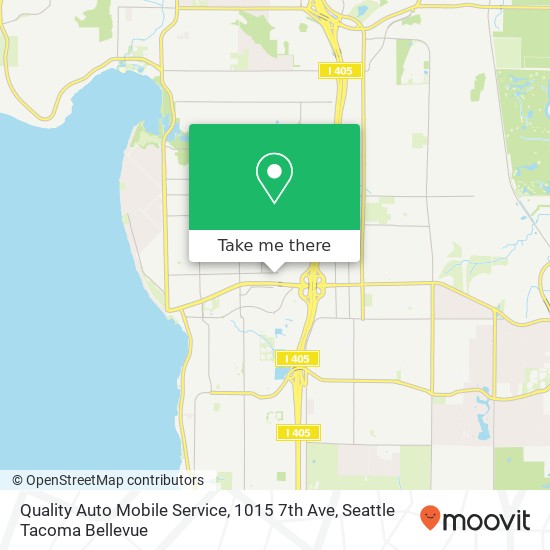 Mapa de Quality Auto Mobile Service, 1015 7th Ave