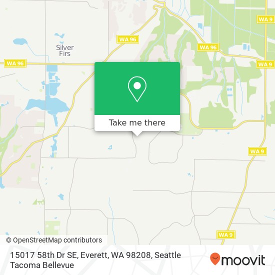 Mapa de 15017 58th Dr SE, Everett, WA 98208