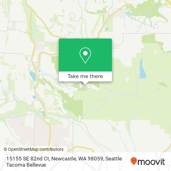 Mapa de 15155 SE 82nd Ct, Newcastle, WA 98059