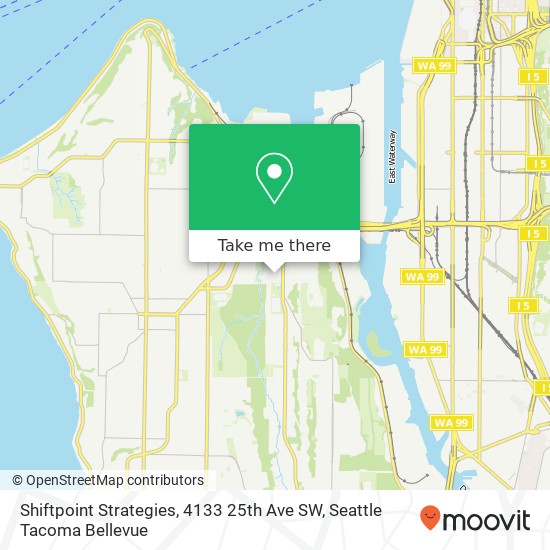 Mapa de Shiftpoint Strategies, 4133 25th Ave SW