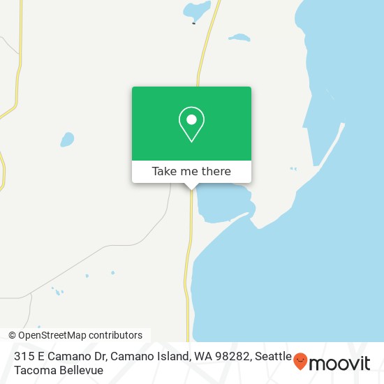 Mapa de 315 E Camano Dr, Camano Island, WA 98282