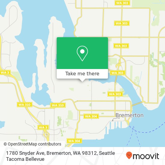 1780 Snyder Ave, Bremerton, WA 98312 map