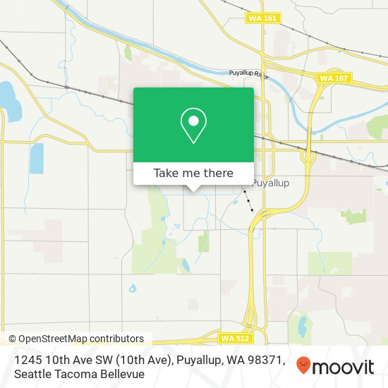 1245 10th Ave SW (10th Ave), Puyallup, WA 98371 map