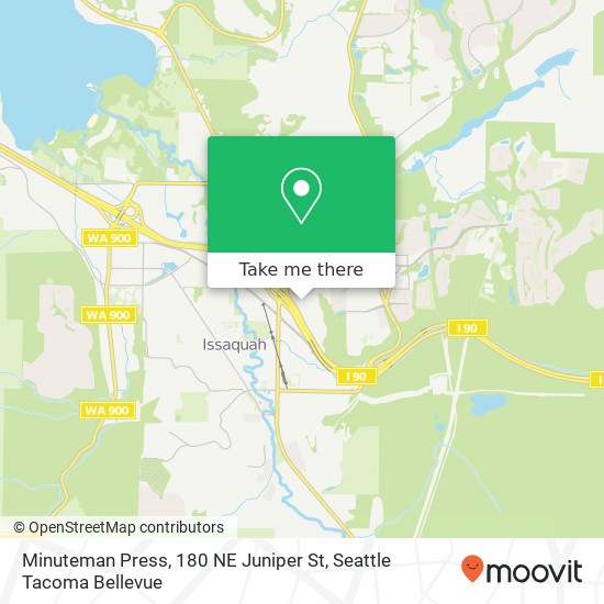Mapa de Minuteman Press, 180 NE Juniper St