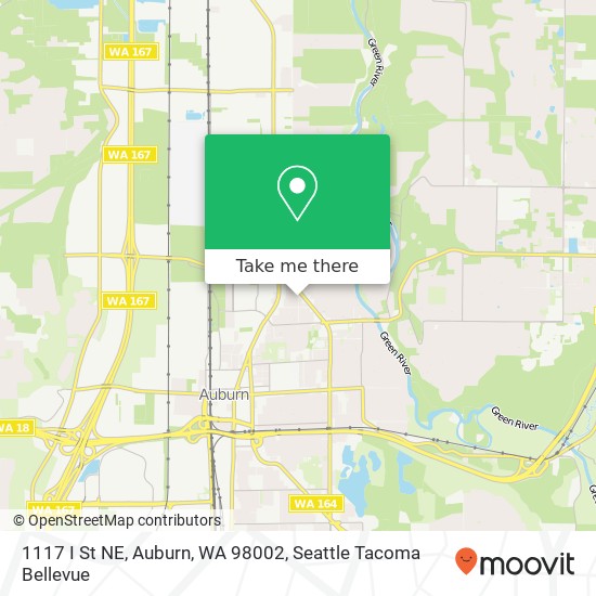 1117 I St NE, Auburn, WA 98002 map