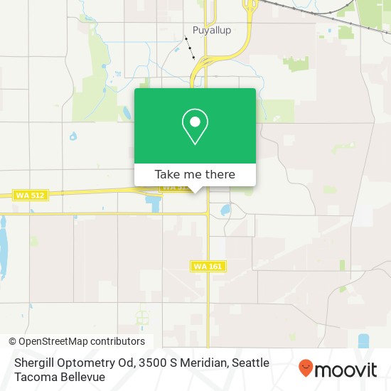 Mapa de Shergill Optometry Od, 3500 S Meridian