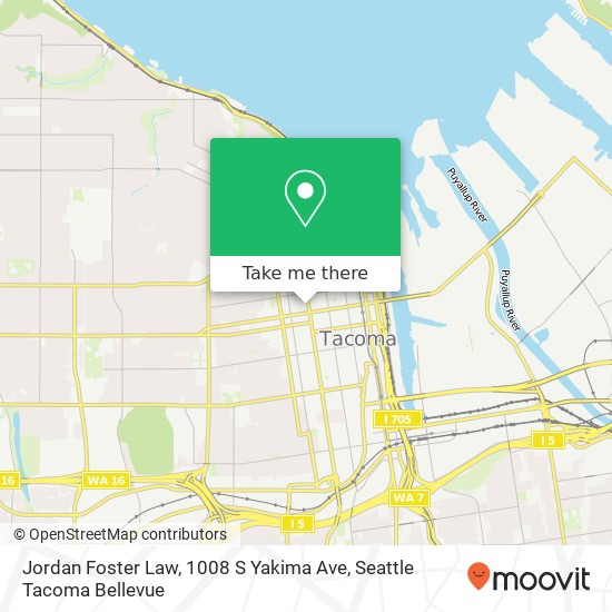 Jordan Foster Law, 1008 S Yakima Ave map