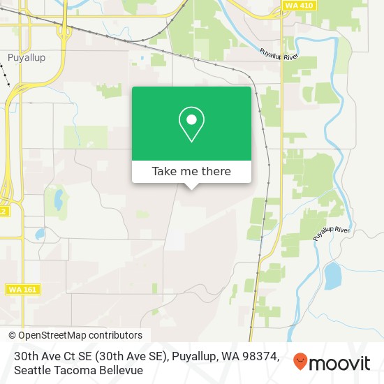 30th Ave Ct SE (30th Ave SE), Puyallup, WA 98374 map