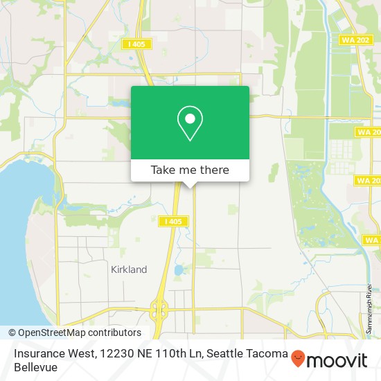 Insurance West, 12230 NE 110th Ln map