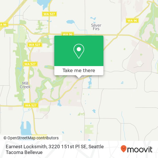 Earnest Locksmith, 3220 151st Pl SE map