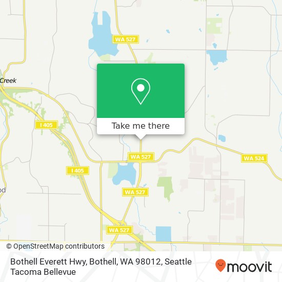 Mapa de Bothell Everett Hwy, Bothell, WA 98012