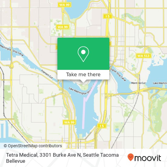 Mapa de Tetra Medical, 3301 Burke Ave N