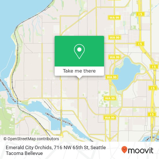 Emerald City Orchids, 716 NW 65th St map