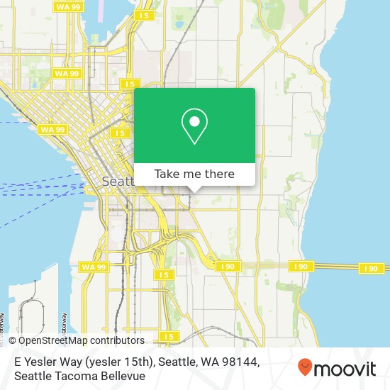 E Yesler Way (yesler 15th), Seattle, WA 98144 map