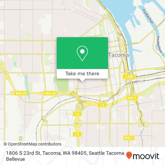 1806 S 23rd St, Tacoma, WA 98405 map