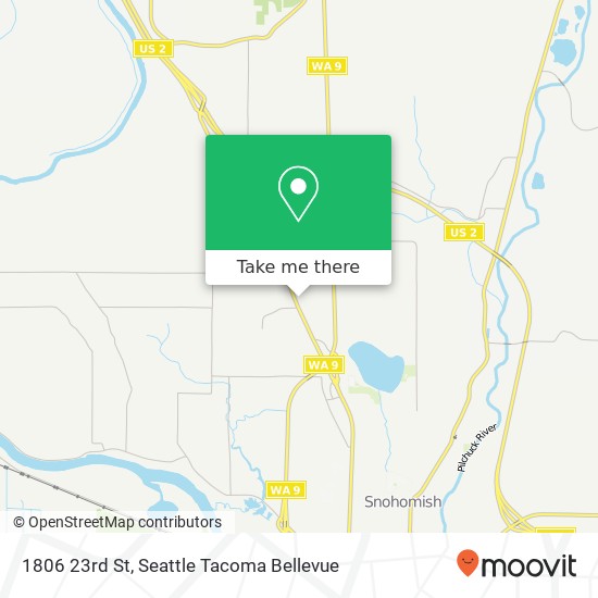 Mapa de 1806 23rd St, Snohomish, WA 98290