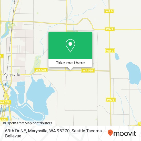 Mapa de 69th Dr NE, Marysville, WA 98270