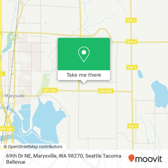 Mapa de 69th Dr NE, Marysville, WA 98270