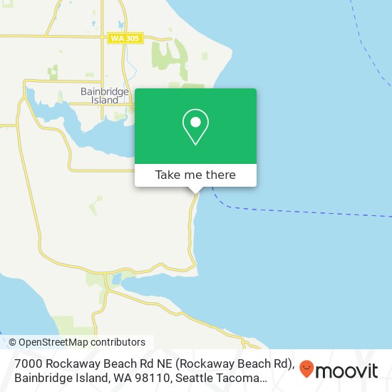 7000 Rockaway Beach Rd NE (Rockaway Beach Rd), Bainbridge Island, WA 98110 map