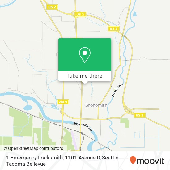 1 Emergency Locksmith, 1101 Avenue D map