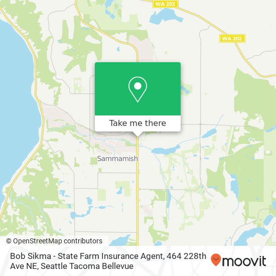 Mapa de Bob Sikma - State Farm Insurance Agent, 464 228th Ave NE