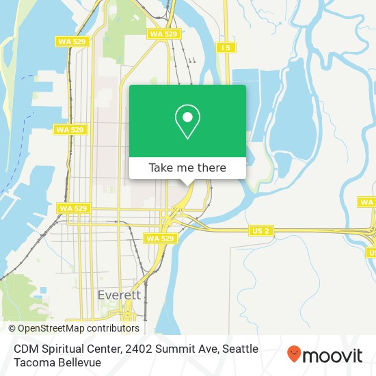 CDM Spiritual Center, 2402 Summit Ave map