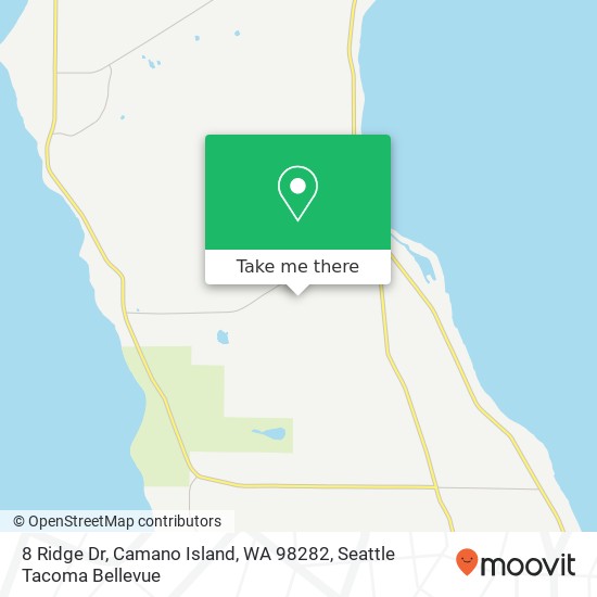 Mapa de 8 Ridge Dr, Camano Island, WA 98282