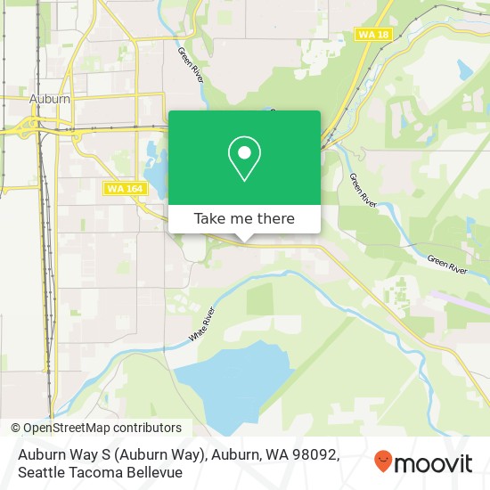 Mapa de Auburn Way S (Auburn Way), Auburn, WA 98092