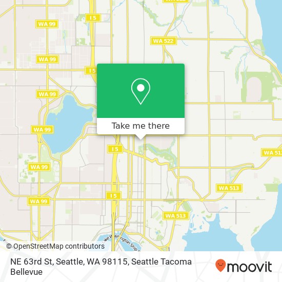 NE 63rd St, Seattle, WA 98115 map