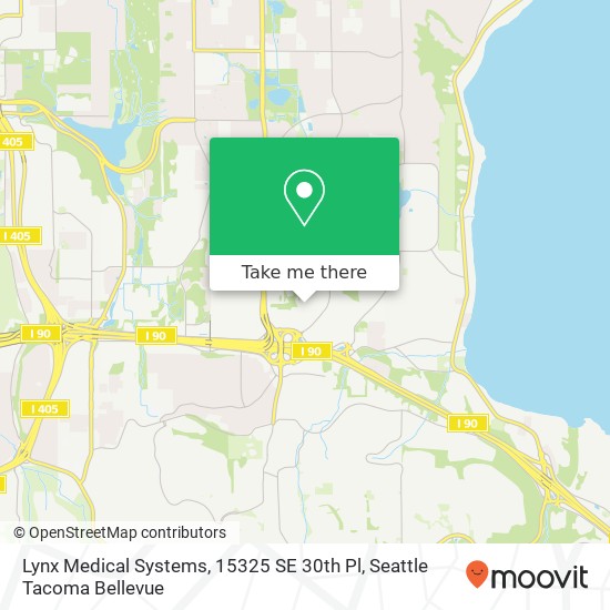 Lynx Medical Systems, 15325 SE 30th Pl map