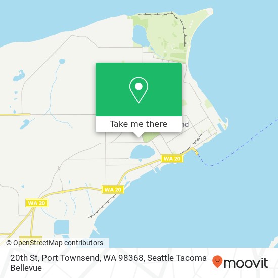 Mapa de 20th St, Port Townsend, WA 98368