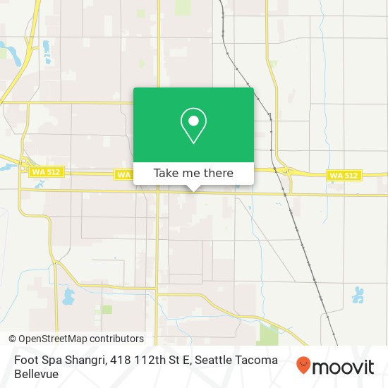 Mapa de Foot Spa Shangri, 418 112th St E