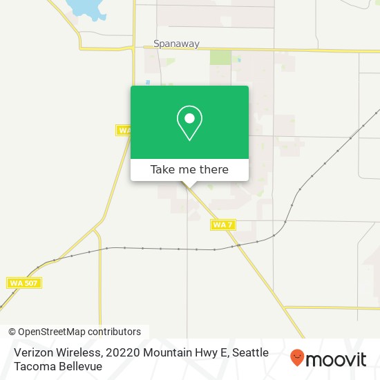 Verizon Wireless, 20220 Mountain Hwy E map