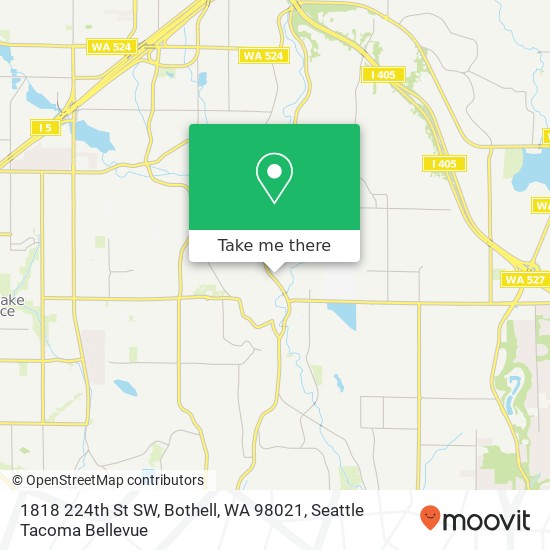 Mapa de 1818 224th St SW, Bothell, WA 98021