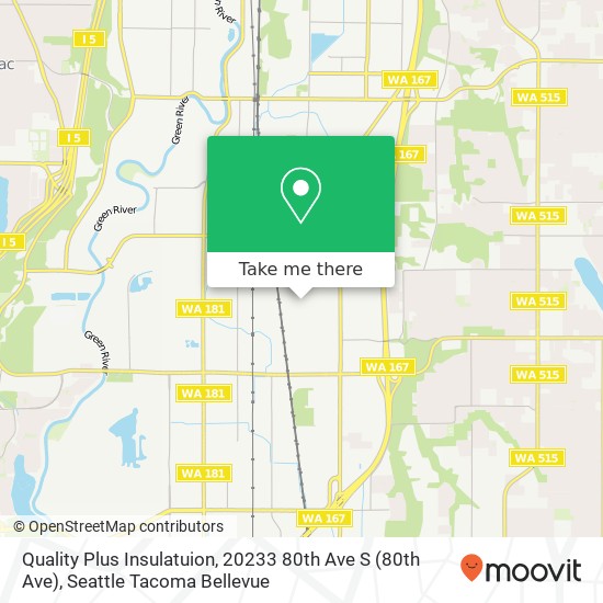 Quality Plus Insulatuion, 20233 80th Ave S map