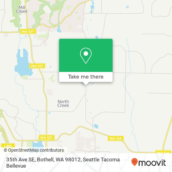 Mapa de 35th Ave SE, Bothell, WA 98012