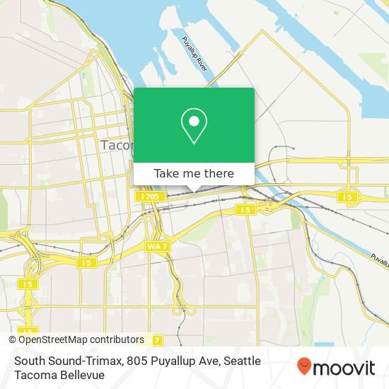 Mapa de South Sound-Trimax, 805 Puyallup Ave