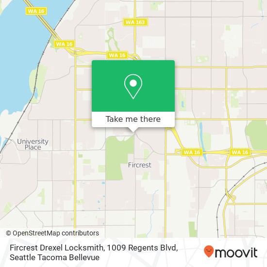 Fircrest Drexel Locksmith, 1009 Regents Blvd map