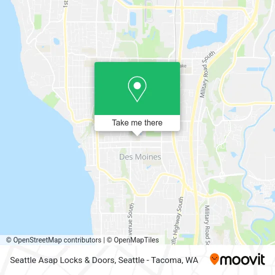 Mapa de Seattle Asap Locks & Doors