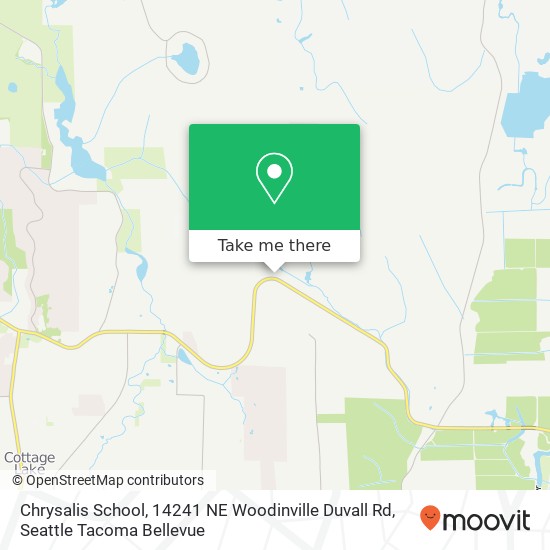 Mapa de Chrysalis School, 14241 NE Woodinville Duvall Rd