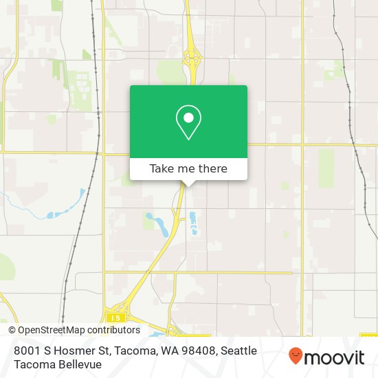8001 S Hosmer St, Tacoma, WA 98408 map