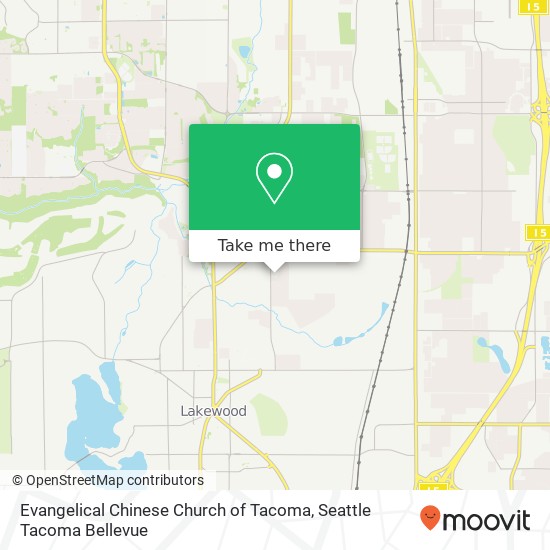 Evangelical Chinese Church of Tacoma map