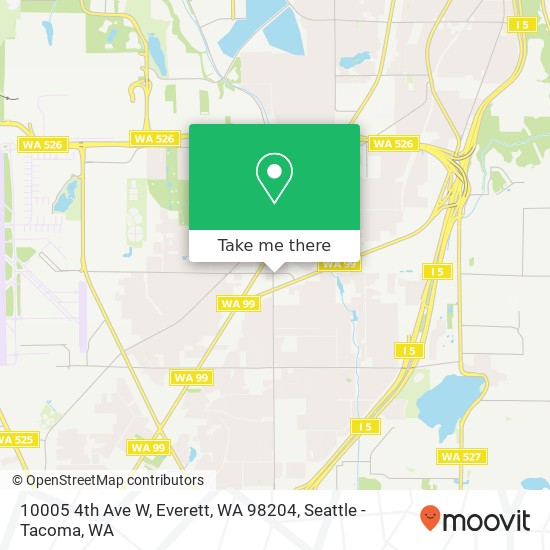 Mapa de 10005 4th Ave W, Everett, WA 98204