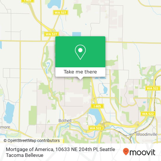 Mapa de Mortgage of America, 10633 NE 204th Pl