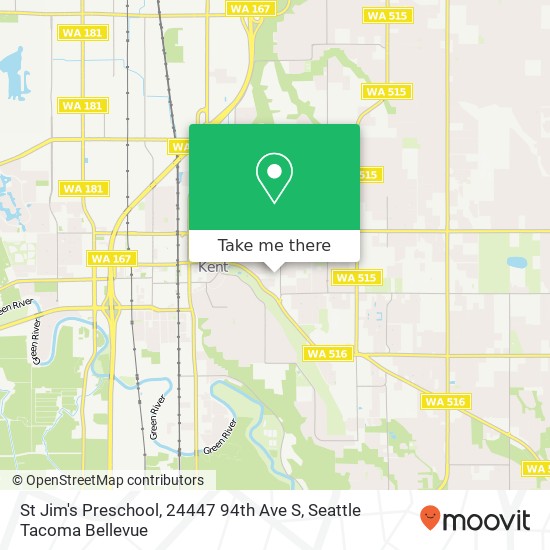 Mapa de St Jim's Preschool, 24447 94th Ave S