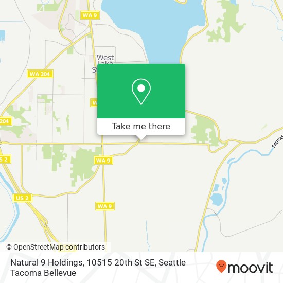 Mapa de Natural 9 Holdings, 10515 20th St SE