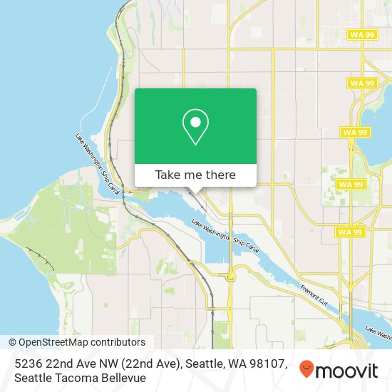 5236 22nd Ave NW (22nd Ave), Seattle, WA 98107 map