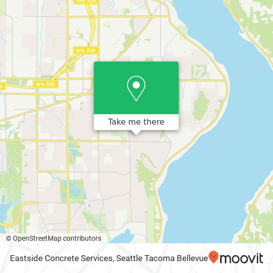 Eastside Concrete Services map