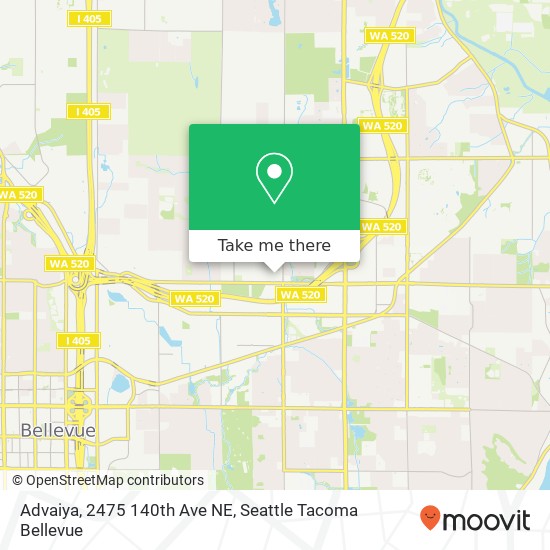 Mapa de Advaiya, 2475 140th Ave NE